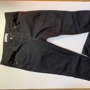 Ann Taylor Loft Dark Skinny Straight Jeans